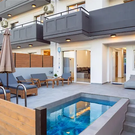 ヴィラ Armonikon Pool Asgourou